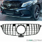 Preview: Kühlergrill Schwarz Chrom passend für Mercedes GLE C292 Coupe ab bj. 2015 auf Sport-Panamericana GT