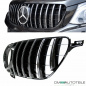 Preview: Kühlergrill Chrom passt für Mercedes GLE (ML) W166 Baujahr 2015-2018 Umrüstung auf Panamericana GT