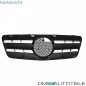 Preview: Mercedes CLK W208 C208 A208 Gitter Grill Kühlergrill Schwarz glänzend 1997-2003