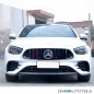 Preview: Kühlergrill Schwarz Carbon Glanz passend für Mercedes E Klasse W213 S213 Facelift Mopf ab 2020 auf Evo Sport Panamericana GT