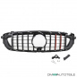 Preview: Kühlergrill Schwarz Carbon Glanz passend für Mercedes E Klasse W213 S213 Facelift Mopf ab 2020 auf Evo Sport Panamericana GT