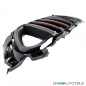 Preview: Kühlergrill Schwarz Carbon Glanz passend für Mercedes E Klasse W213 S213 Facelift Mopf ab 2020 auf Evo Sport Panamericana GT