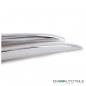 Preview: 4tlg Spoiler Set Finnen Chrom passt für Mercedes E Klasse W213 S213 AMG Stoßstange ab 2016