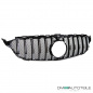 Preview: Kühlergrill Grill Schwarz Chrom+ Race Gitter passt für Mercedes S205 W205 14-18 auf Sport Panamericana GT