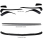 Preview: Front Spoiler Set 9 tlg. passt für Mercedes W176 AMG Paket Aero Spoiler Umbau Bj 12-15