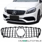 Preview: Facelift Kühlergrill Chrom Schwarz passend für Mercedes A-Klasse W176 Mopf 2015-2019 auf Sport -Panamericana GT