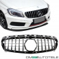 Preview: Kühlergrill Schwarz Chrom passt für Mercedes A-Klasse W176 Vorfacelift 12-15 auf Sport Panamericana GT