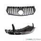 Preview: Kühlergrill Schwarz glanz passt für Mercedes W117 CLA ab 2013-2016 auch A45 AMG auf Sport-Panamericana GT