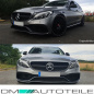 Preview: Facelift Kühlergrill Schwarz ohne Kamera passt für Mercedes C-Klasse W205 S205 auch AMG Mopf ab 2018