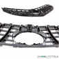 Preview: Kühlergrill Schwarz Glanz passend für Mercedes E C207 A207 Mopf 13-17 auf Sport-Panamericana GT