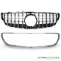 Preview: Kühlergrill chrom passt für Mercedes W218 CLS Bj 2015-2017 ohne Kamera auf Sport-Panamericana GT