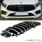Preview: Kühlergrill Chrom passt für Mercedes C257 CLS Bj ab 2018 auch Kamera auf Sport-Panamericana GT