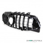 Preview: Kühlergrill Schwarz Chrom passt für Mercedes CLA W118 ab 2019 für PDC ohne Kamera