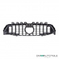 Preview: Kühlergrill Schwarz glanz passt für Mercedes CLA W118 ab 2019 für PDC & Kamera