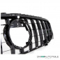 Preview: Kühlergrill Schwarz glanz passt für Mercedes CLA W118 ab 2019 für PDC & Kamera