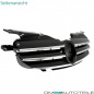 Preview: Kühlergrill hochglanz Schwarz + Chromleiste passend für Mercedes SLK R170 96-04