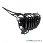 Preview: Kühlergrill Frontgrill Schwarz Chrom passt für Mercedes Benz AMG GT C190 R190 Bj 14-17 zweitürig