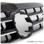 Preview: Kühlergrill Front Grill Schwarz glanz Leiste Chrom für VW T5 GP Facelift 09-15