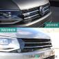 Preview: Set Kühlergrill clean+ Gitter Stoßstange unten Hochglanz Schwarz passt für VW T6 alle Modelle 2015-2019 auch Sportline