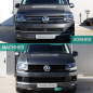Preview: Set Kühlergrill für Emblem+ Gitter Stoßstange unten Hochglanz Schwarz passt für VW T6 alle Modelle 2015-2019 auch Sportline