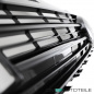 Preview: Set Kühlergrill für Emblem+ Gitter Stoßstange unten Hochglanz Schwarz passt für VW T6 alle Modelle 2015-2019 auch Sportline