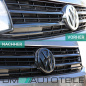 Preview: Set Kühlergrill + Gitter+ Emblem Hochglanz Schwarz Kit passt für VW T6 Multivan Transporter 2015-2019 auch Sportline