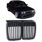 Preview: Upgrade Design Sport Kühlergrill / Nieren für BMW 3er E30 87-94 schwarz matt