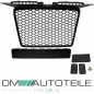 Preview: Kühlergrill Waben Grill Schwarz hochglanz passt für Audi A3 8P 03-08 auch RS3