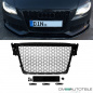 Preview: Kühlergrill Wabengrill Schwarz Hochglanz passt für Audi A4 B8 ab 08-12 kein RS4