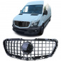 Preview: Upgrade Sportgrill / Kühlergrill für Mercedes Benz Sprinter W906 (Facelift) 13-18 Hochglanz schwarz/chrom