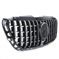 Preview: Upgrade Sportgrill / Kühlergrill für Mercedes Benz Sprinter W907/910 18+ Hochglanz schwarz / Chrom