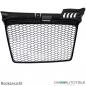 Preview: Wabendesign Kühlergrill Wabengrill Glanz passend für Audi A4 B7 04-08 nicht RS4