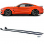 Mobile Preview: Upgrade Performance Seitenschweller für Ford Mustang 6 Coupe / Cabrio 14-17 im GT350 Look schwarz matt