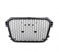 Preview: Upgrade Sportgrill Kühlergrill für Audi A1 (8X) 10-15 Hochglanz schwarz