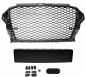 Preview: Set Wabendesign Kühlergrill Wabengrill Schwarz Glanz +Gitter passend für Audi A3 8V 12-16 nur S-Line