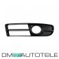 Preview: Stoßstangengitter SET hochglanz Schwarz passt für Audi A4 B7 S-Line ab 2004-2008