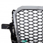 Preview: Kühlergrill Wabengrill Sport Chrom Schwarz passt für Audi Q5 8R ab 2012-2017