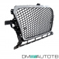 Preview: Kühlergrill Wabengrill Sport Chrom Schwarz passt für Audi Q5 8R ab 2012-2017