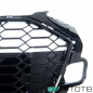 Preview: Wabengrill schmal Kühlergrill Schwarz Glanz passt für Audi A4 B9 Facelift ab 2019