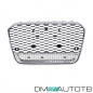 Preview: Sport Wabengrill Kühlergrill Chrom Schwarz Silber passt für Audi A6 C7 ab 11-14