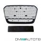Preview: Wabengrill Kühlergrill Schwarz Glanz Gitter passt für Audi A6 4G C7 Facelift ab 2014