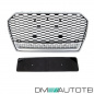 Preview: Wabengrill Kühlergrill Schwarz Chrom Gitter für Audi A6 4G C7 Facelift ab 2016
