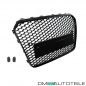 Preview: Kühlergrill Wabendesign PDC Schwarz glanz passt für Audi A5 8T Facelift ab 11-17