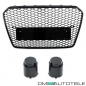 Preview: Kühlergrill Wabendesign PDC Schwarz glanz passt für Audi A5 8T Facelift ab 11-17