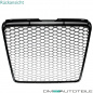 Preview: Kühlergrill Wabengrill Schwarz glanz passend für Audi A6 C6 4F Facelift 08-11 nicht RS6