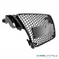 Preview: Kühlergrill Grill Wabendesign hochglanz Schwarz lackiert passt für Audi A5 8T Baujahr 2007-2011 nicht RS5