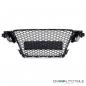 Preview: Kühlergrill Grill Wabendesign hochglanz Schwarz lackiert passt für Audi A5 8T Baujahr 2007-2011 nicht RS5