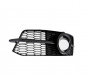Mobile Preview: Upgrade Nebelscheinwerfer Gitter für Audi A6 4G (C7) Hochglanz schwarz in Wabengitter Design 14-18