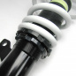 Preview: Gewindefahrwerk härteverstellbar, Keilform-Tieferlegung, Verstellbereich VA 20-60mm / HA 30-75mm, Gewinde/Feder passend für Skoda Octavia/ Kombi 1Z RS/ VRS/ 1.9TDi DSG/ 2.0TDi/ DSG