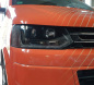 Preview: LED Tagfahrlicht Scheinwerfer für VW T5 GP (Facelift) 10-15 schwarz im T6 Design mit dynamischem LED Blinker